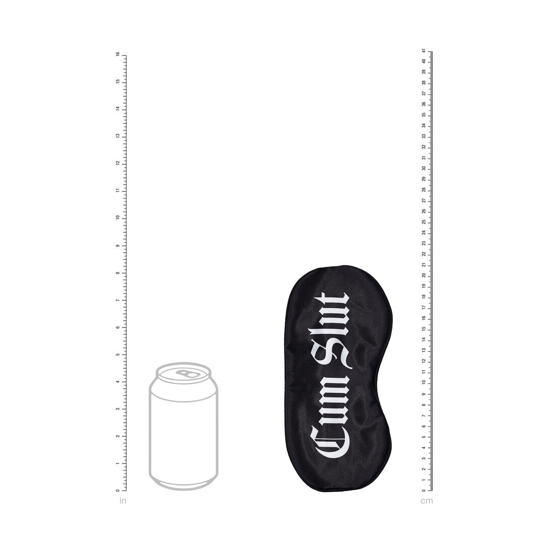 Ouch! Cum Slut Printed Satin Mask