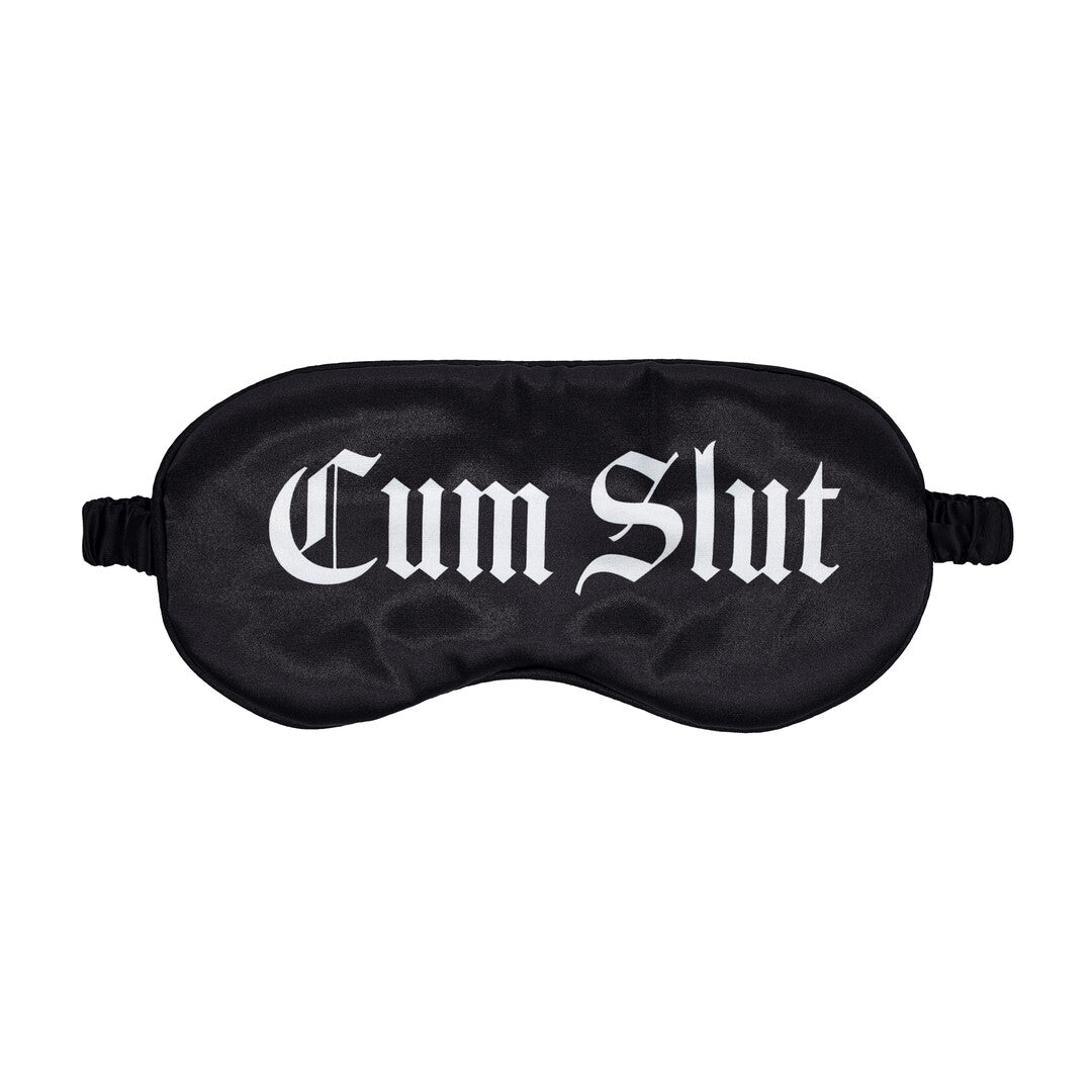 Ouch! Cum Slut Printed Satin Mask