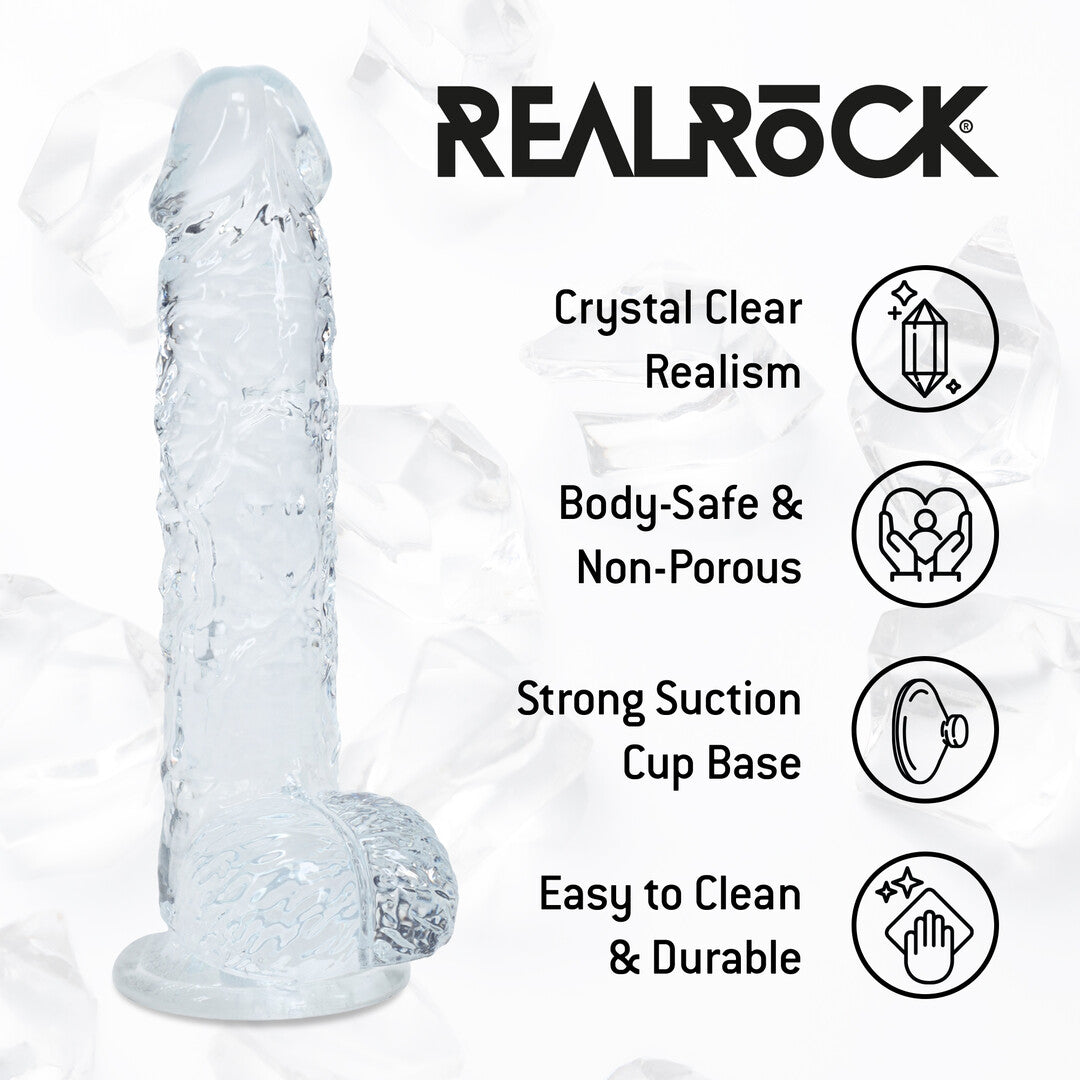 RealRock Realistic Dildo With Balls 5" / 12.7 cm