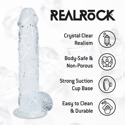 RealRock Realistic Dildo With Balls 5" / 12.7 cm