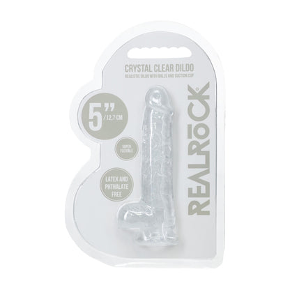 RealRock Realistic Dildo With Balls 5" / 12.7 cm