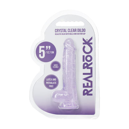 RealRock Realistic Dildo With Balls 5" / 12.7 cm