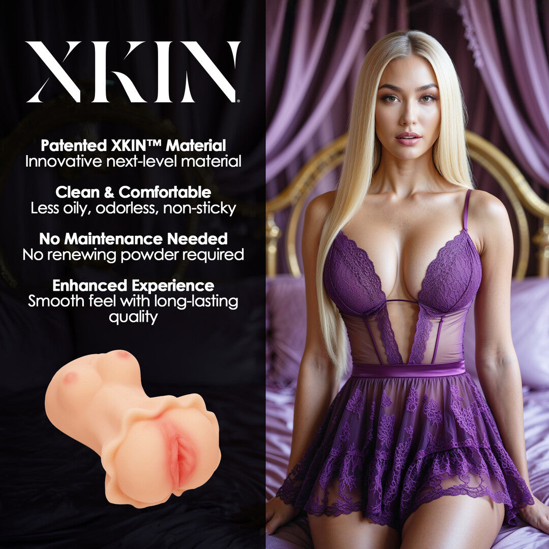 Xkin Secret Affairs Blonde Enchantment Elise TPE Large Masturbator