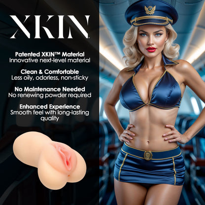 Xkin Career Girls Irresistible Stewardess Lexi Cockpit TPE Large Masturbator