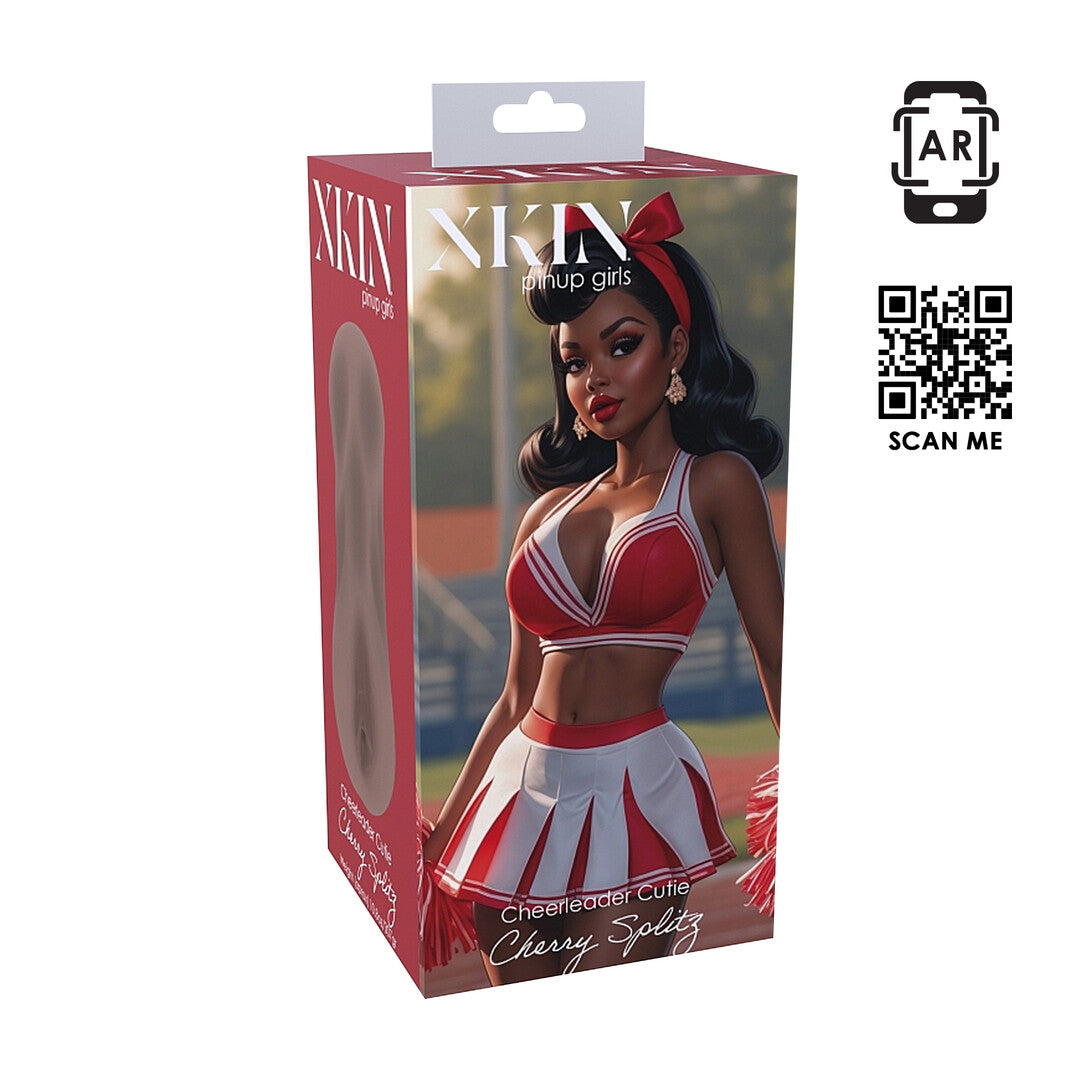 Xkin Pinup Dolls Cheerleader Cutie Cherry Splitz TPE Large Masturbator