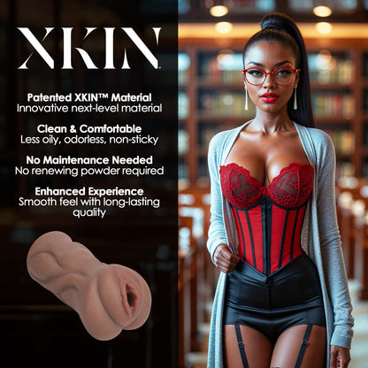 Xkin Career Girls Sexy Librarian Paige Spreadmore TPE Medium Masturbator