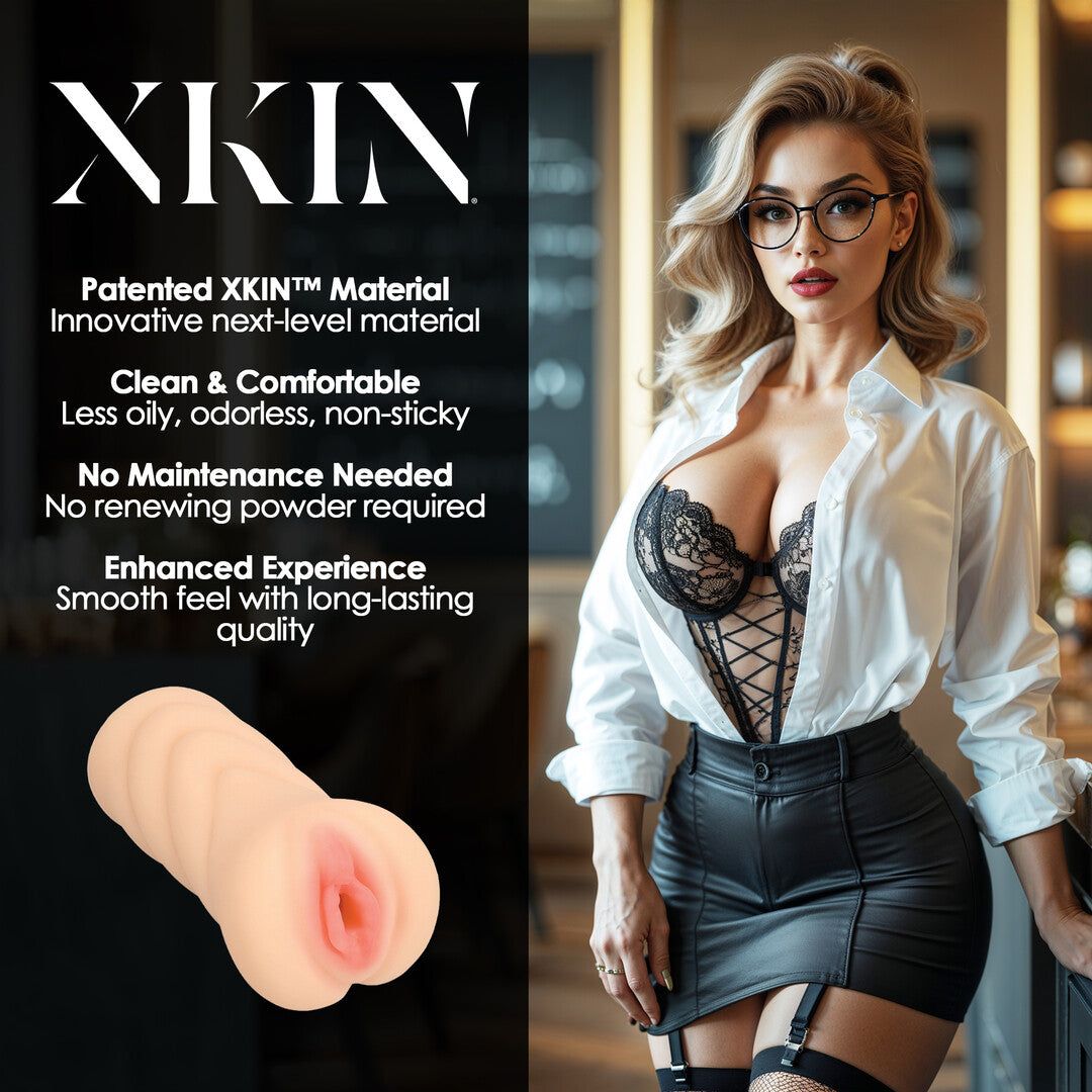 Xkin Career Girls Tempting Teacher Ms Jenny Jawline TPE Medium Masturbator