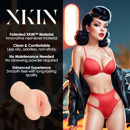 Xkin Pinup Dolls Greaser Girl Misty Muffburner TPE Medium Masturbator