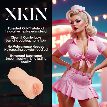 Xkin Pinup Dolls Carhop Cutie Darla Smashburger TPE Medium Masturbator