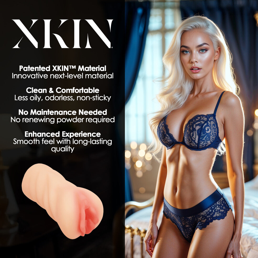Xkin Secret Affairs Blonde Desire Alessia TPE Medium Masturbator