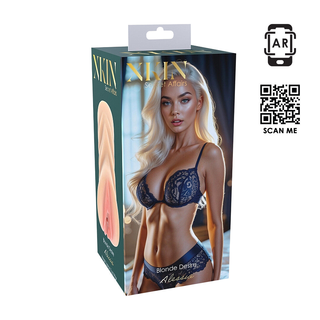 Xkin Secret Affairs Blonde Desire Alessia TPE Medium Masturbator