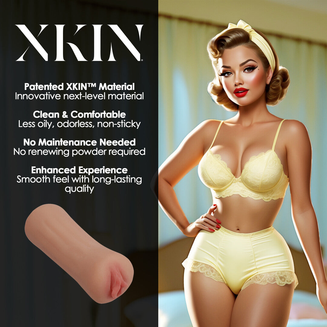 Xkin Pinup Dolls Slumber Party Slut Bettie Blowkiss TPE Small Masturbator